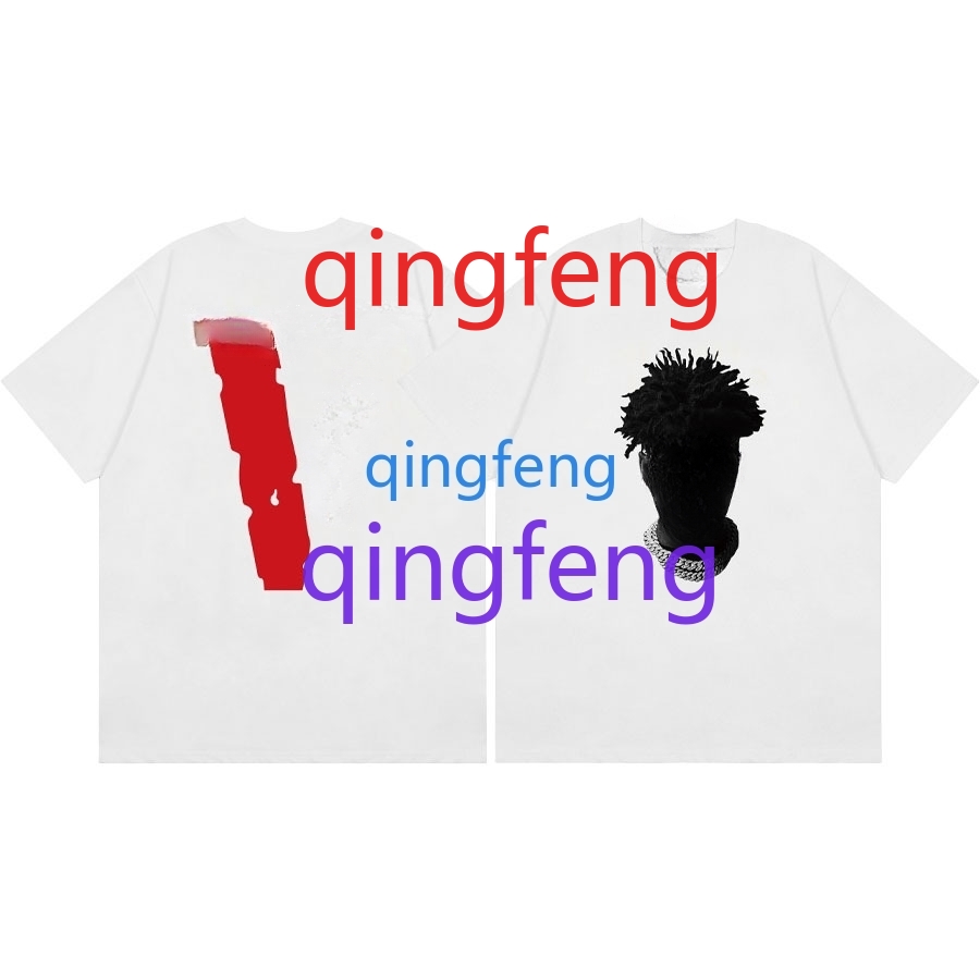 Designer men's T-shirts, men's and women's shirts, fashionable chest letter print, casual summer short-sleeved men's tops S-2XL