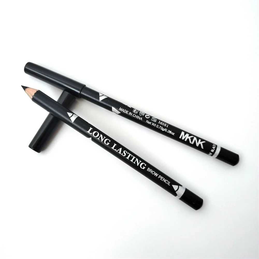 3-Color Long Lasting Black Brown EyebrowEyeliner Pencil Waterproof Sweat Proof Halo Proof Wooden Pole Liner Cosmetic Pen 1/3Pc H260406