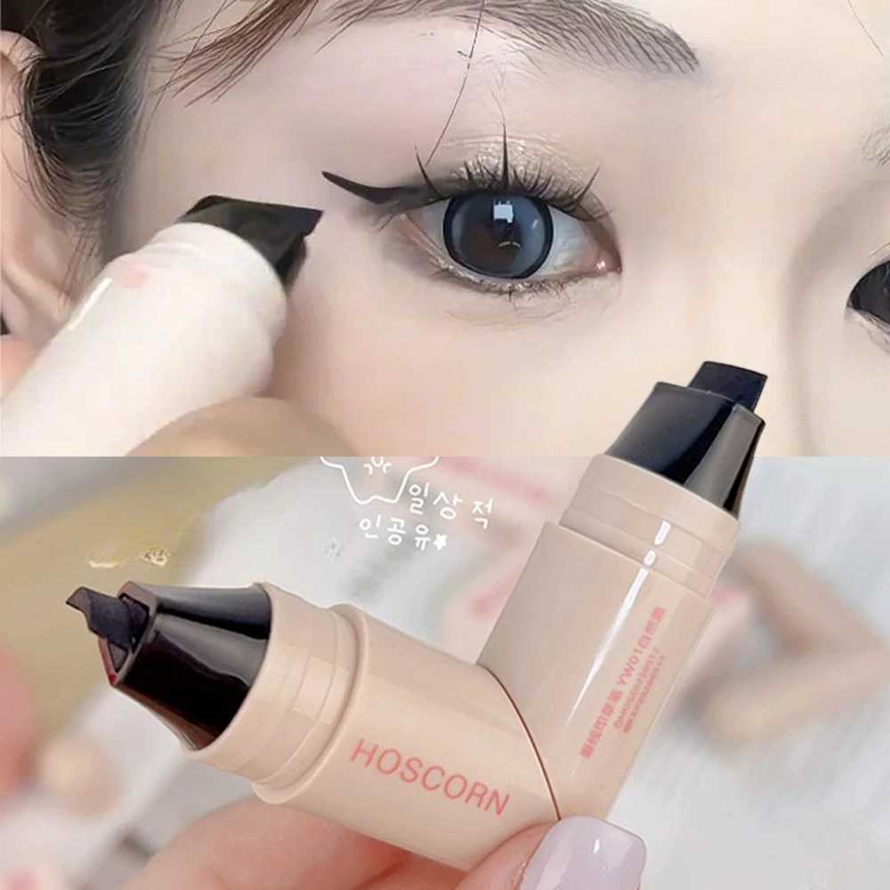 Waterproof Double-Wing Integrated Eyeliner Stamp - Sweat Proof Long Lasting Easy to Use for Beginners Lazy Makeup Stencil H260406
