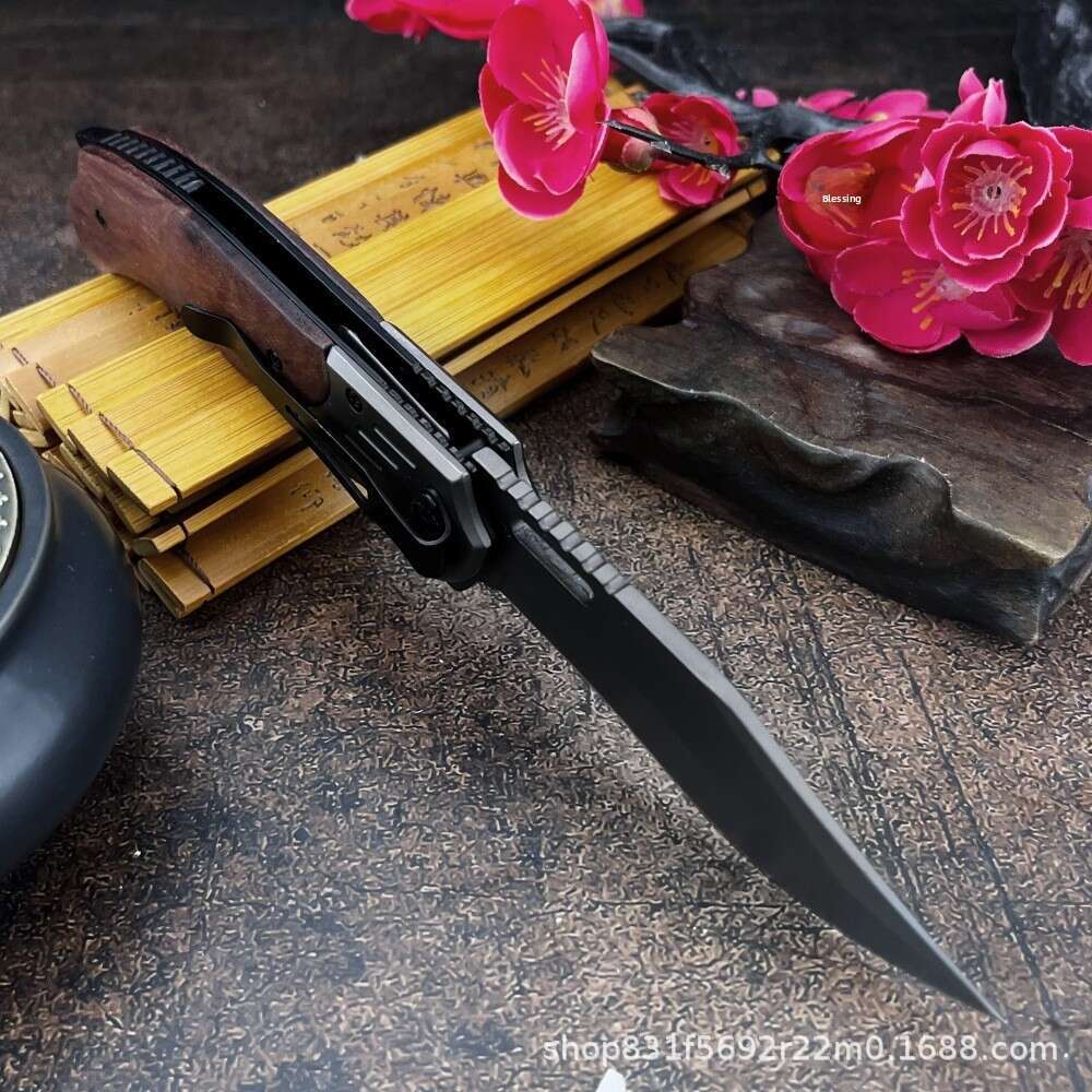 Buck FA 15% off outdoor high-hardness wooden handle household fruit knife, cross-border best-selling multifunctional folding knife
