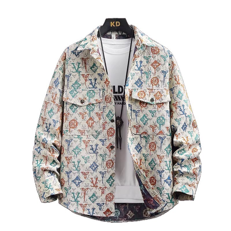 Designer Coat 2026 Spring/summer Edition New Fully Printed Jacket Fashion Trend Casual Multi-functional Jacket Shirt Men's Shirt