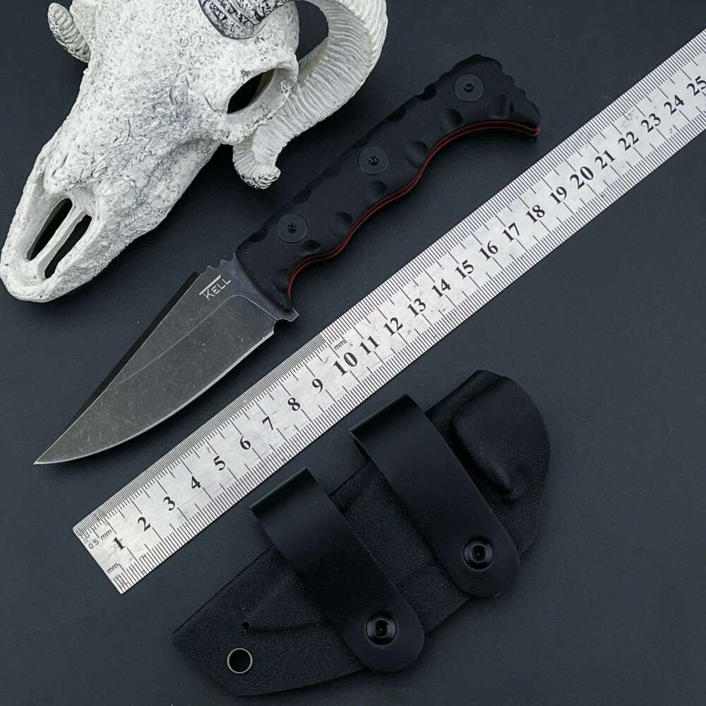 Popular in foreign trade, TKELL Agent 003 straight blade folding knife is a multifunctional, high-hardness camping tactical survival tool