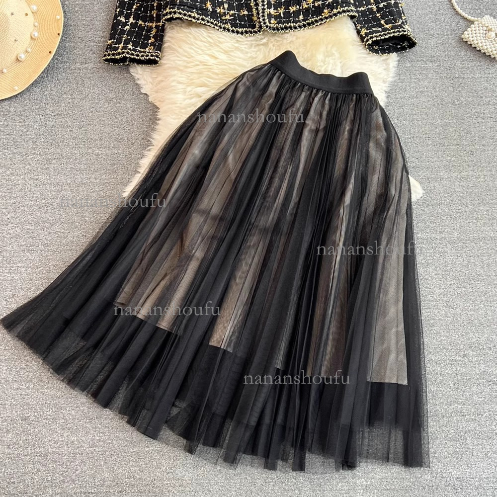 2026 Designer Set Luxury Fashion Brand Women's Elegant Embroidery Coarse Twill Round Neck Bow Jacket Top High Waist Mesh Mesh Maxi Skirt Date Ver