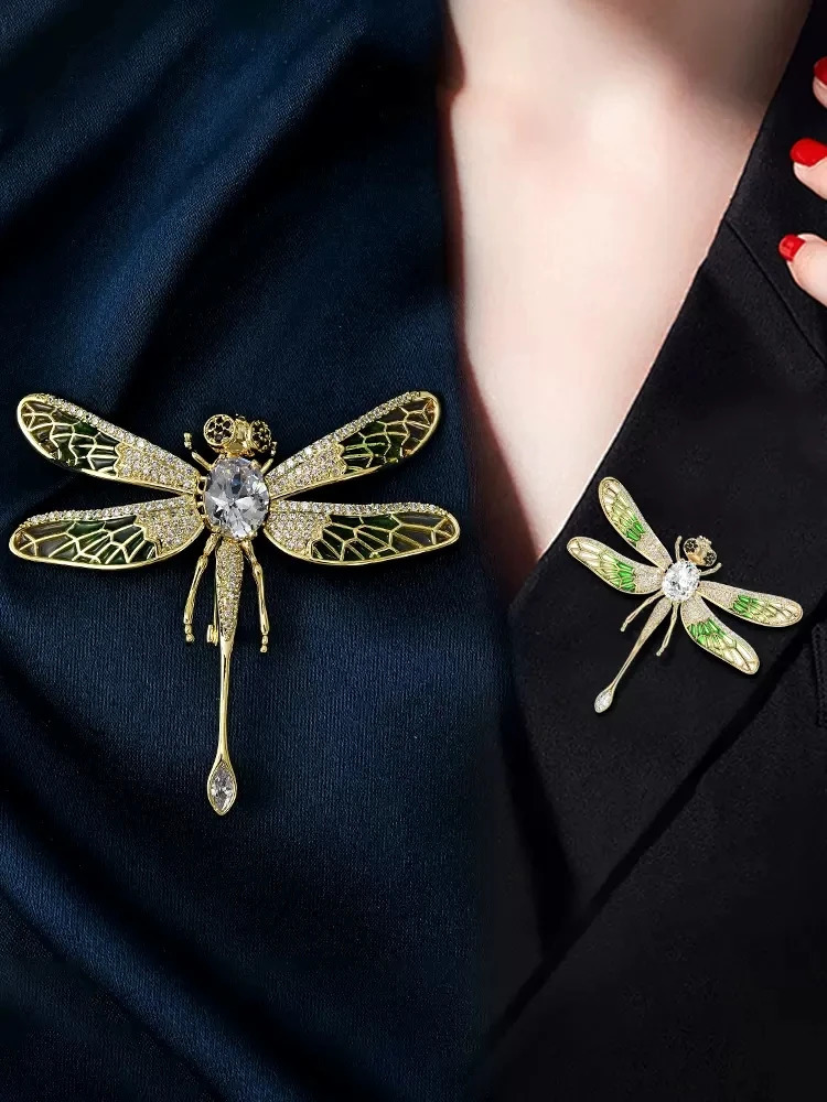 SUYU Elegant Wings Can Shake The Dragonfly Brooch Sports Object Brooch Accessories 260403BJ - view 5