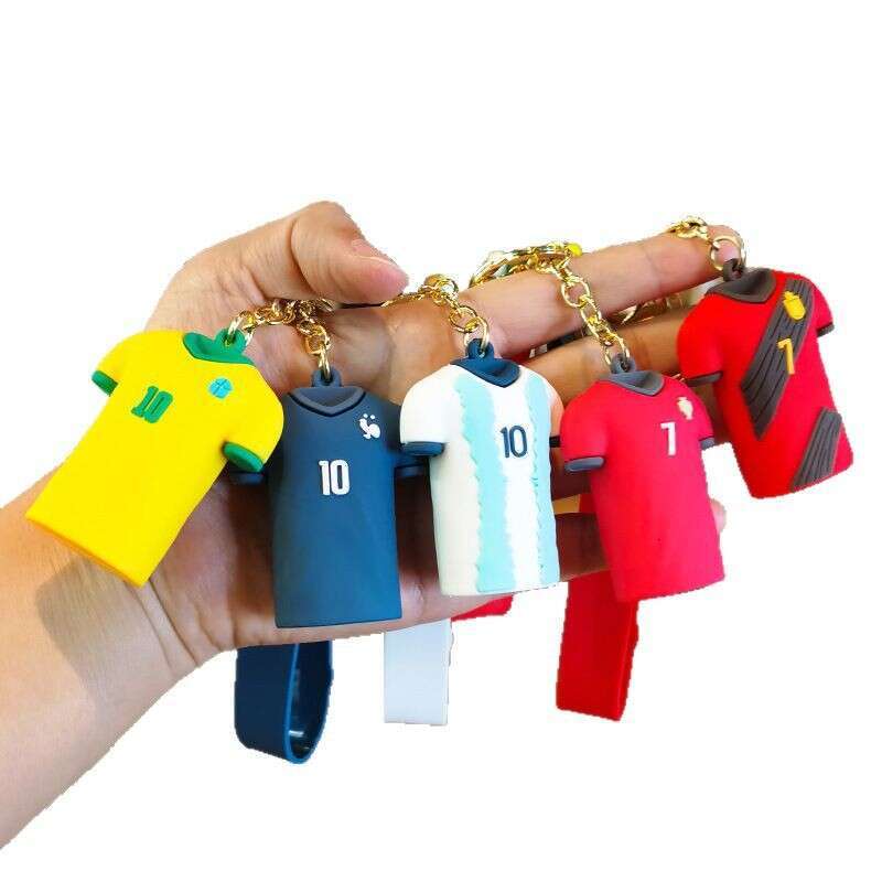 World Cup Keychain Jersey PVC Mascot Football Pendant Gift Trend Let s get pumped up together