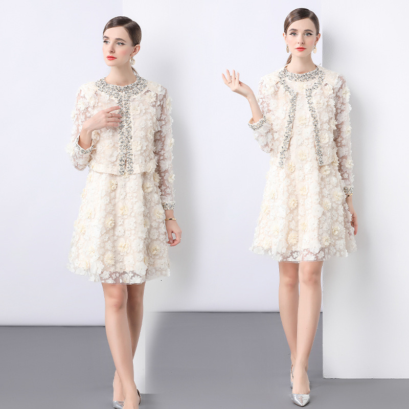 Short Coat Womens Tweed Style Designer Luxury Spring Autumn 2025 New Socialite Style Single Layer Coat Manufacturer Coarse Tweed Fringe Trim