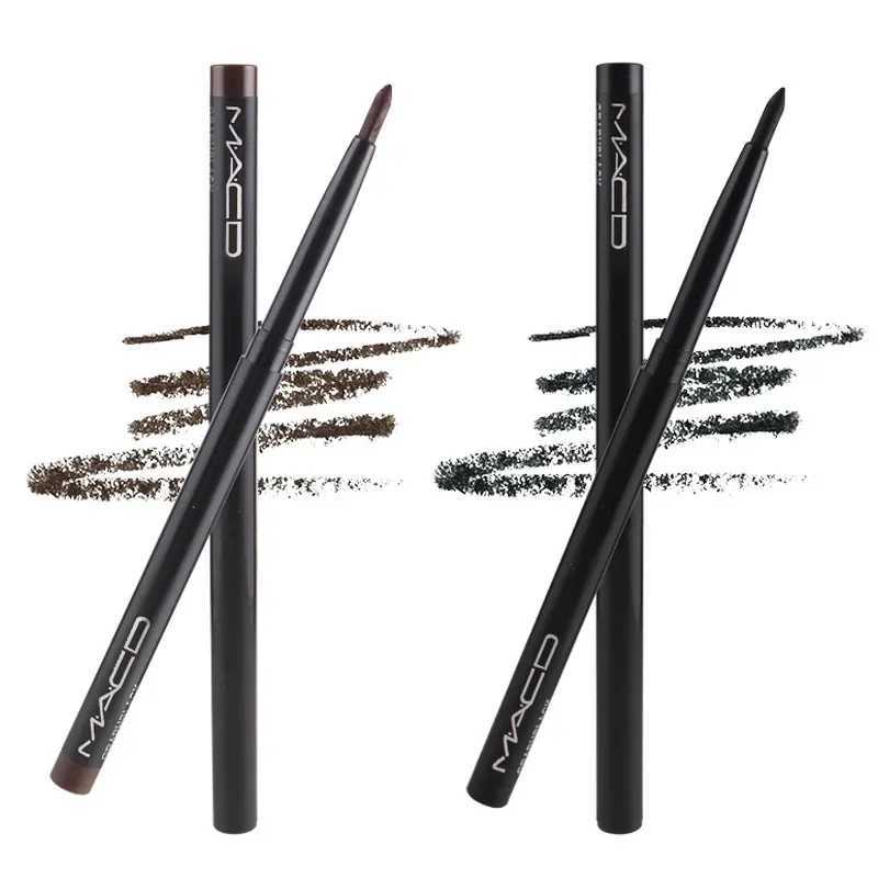 1Pcs Waterproof Black Brown Smooth Eyeliner Pencil Permanent Makeup Eyleliner Pen Long Lasting Automatic Eyes Makeup Tools H260406