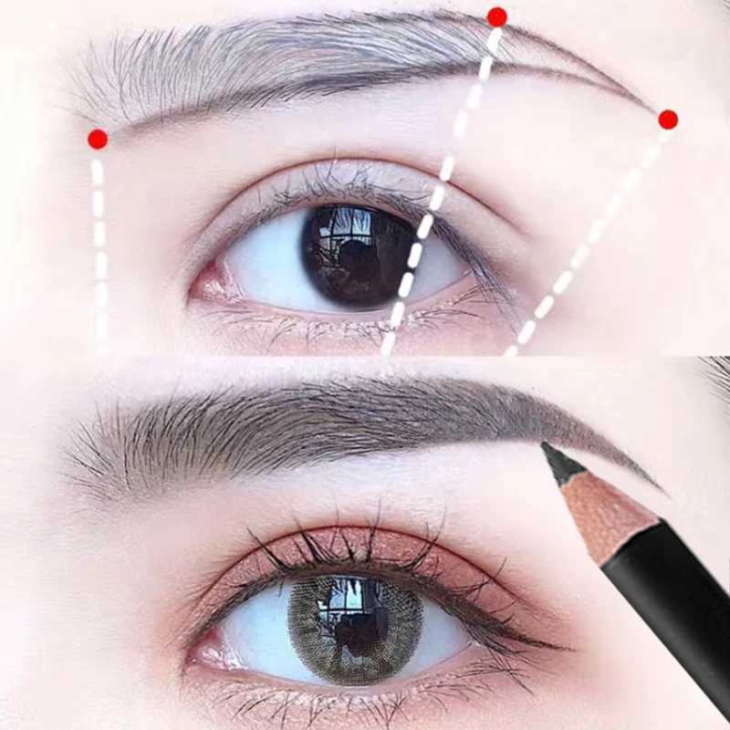 Waterproof Eyebrow Pen with Brush 7 Colors Natural Lasting Non-caking Eyebrow Pencil Outlining Wild Brow Korean Makeup Cosmetics H260406