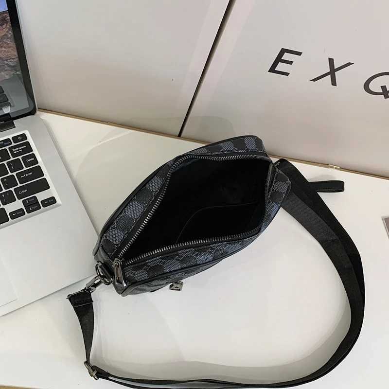 Top-quality PU Leather Men Waist Packs Business Crossbody Bags for Male Fashion Travel Storage Phone Shoulder Bags Clutch Bag C260406