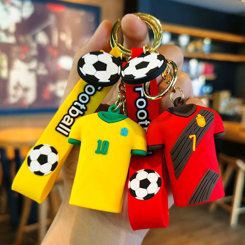 World Cup Keychain Jersey PVC Mascot Football Pendant Gift Trend Let s get pumped up together