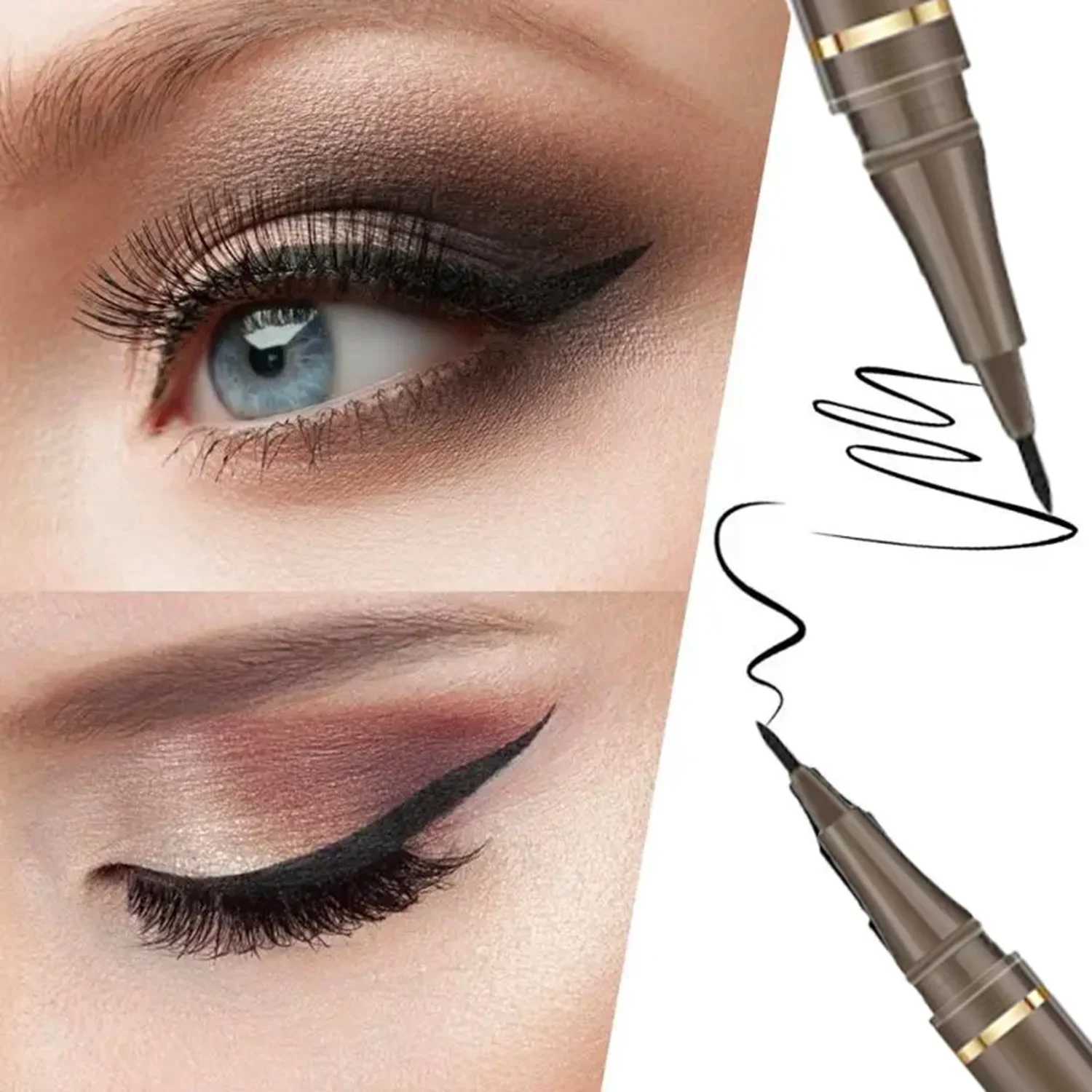 Slim Gel Eyeliner Pen Smooth Waterproof Smudge-Proof High-Pigment Easy Glide Multi-Color Long-Lasting Eye Makeup H260406