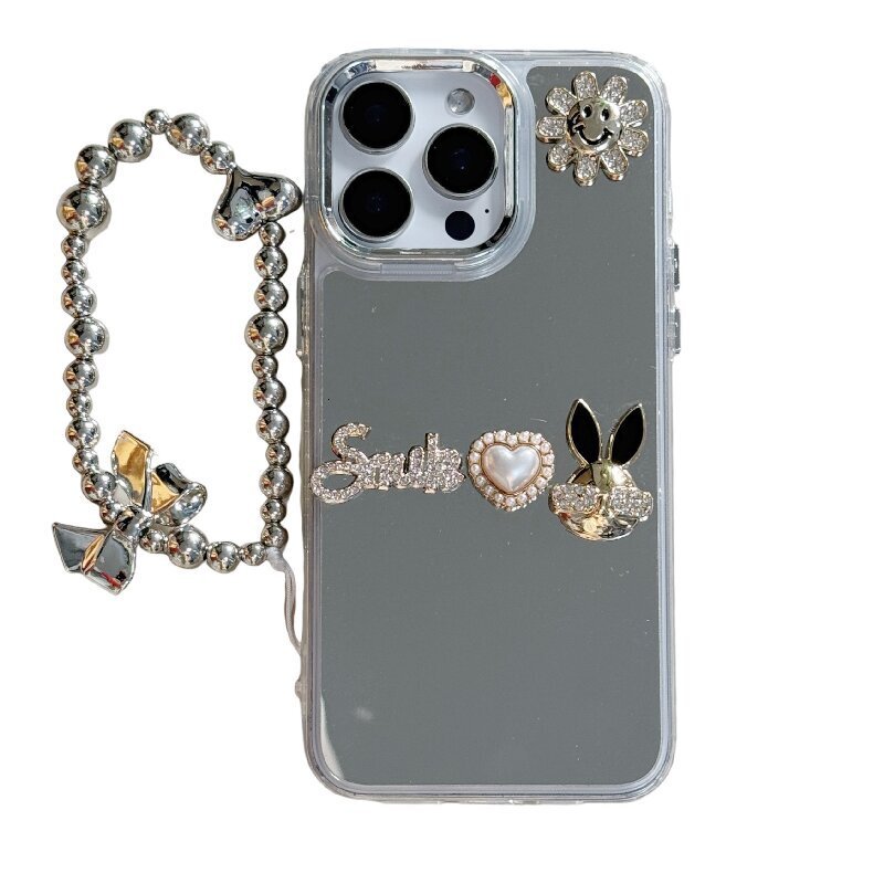 Luxury Designer 3D Bling Star Mirror Phone Case Full Rhinestone Sparkly Protective Cover For Iphone 17 Pro Max 15 14 Fashion Case