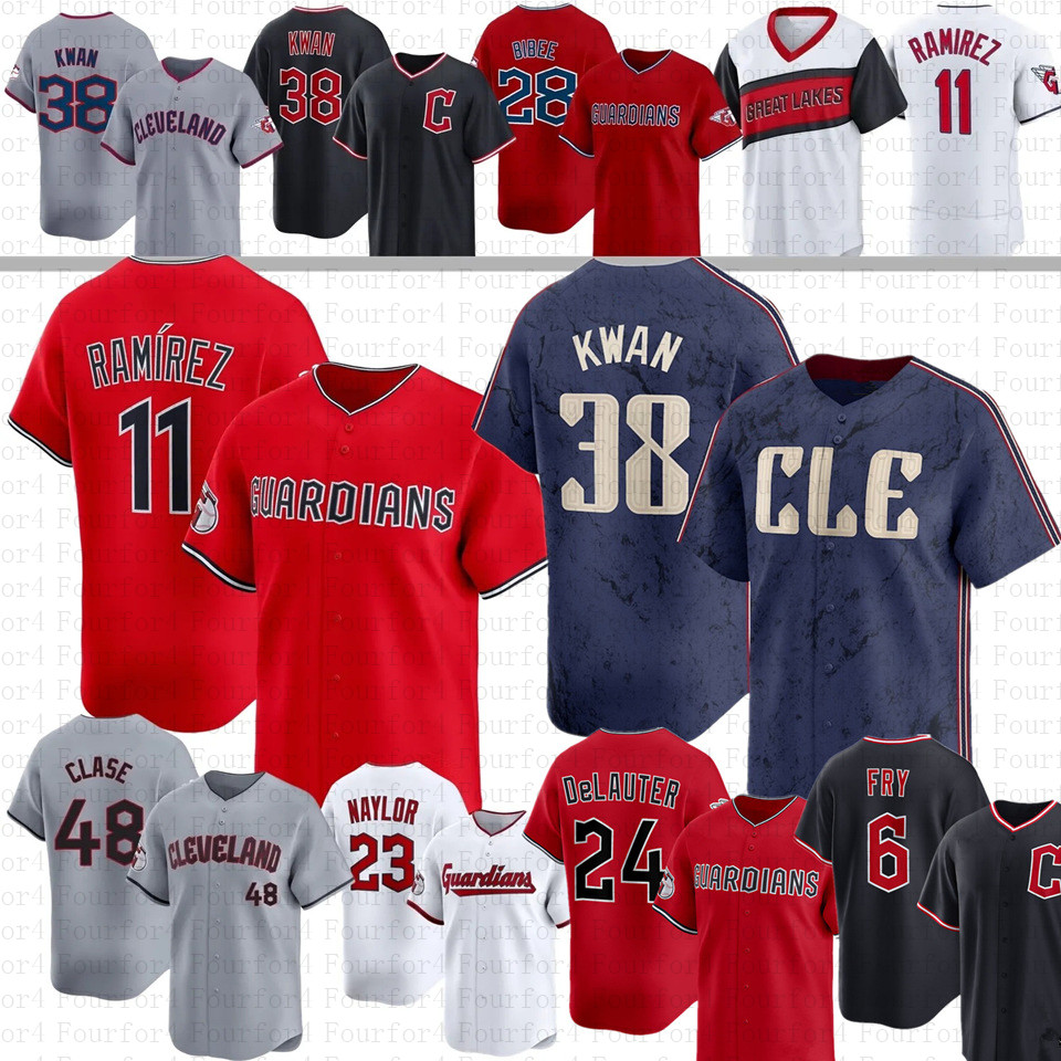 Jose Ramirez Steven Kwan Chase DeLauter Baseball Jersey Austin Hedges Brayan Rocchio Bo Naylor David Fry Triston McKenzie Cleveland Guardian Gavin W Jose Ramirez Steven Kwan Chase DeLauter Baseball Jersey Austin Hedges Brayan Rocchio Bo Naylor David Fry Triston McKenzie Cleveland Guardian Gavin W