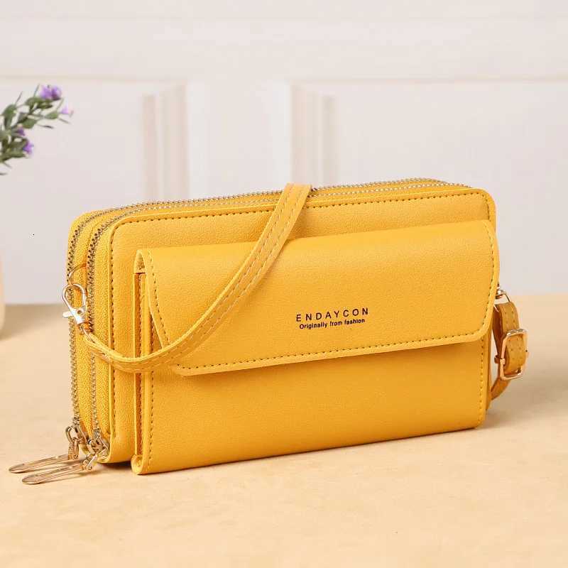 2025 New Womens Crossbody Bag Korean Edition Fashion Shoulder Bag Versatile Large Capacity Double Zipper Phone Bag C260406
