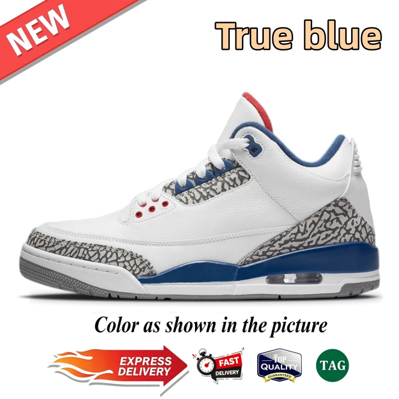 With Box j3 jump mans 3 3s Basketball Shoes Orange Citrus Worlds Best Dad True Blue Pure Money White Black Cement Family Affair Black Cat Men Womem tr