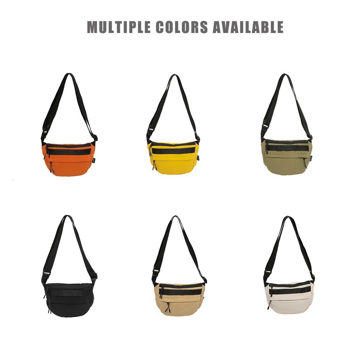 Sling Bag for Cycling Commuting Lightweight Large Capacity Travel Shoulder Bag Unisex Sports Waist Pack Casual Outdoor C260406