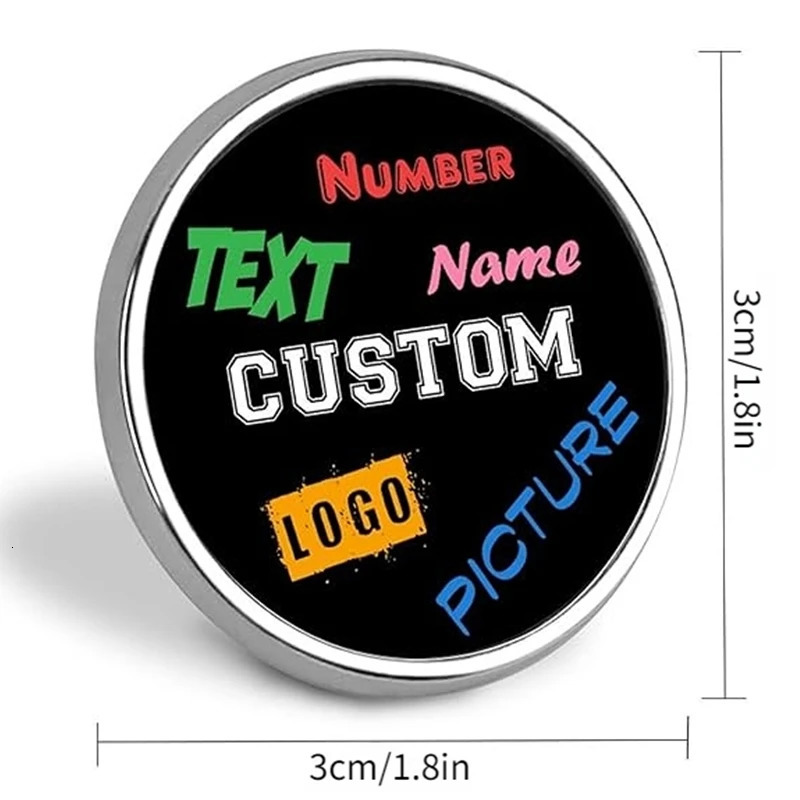 1 PC Custom Personalize Enamel Metal Pin Lapel Badges Personal Pet Birthday Pos Customize Handmade Brooches Jewelry As Gift 260403BJ - view 7