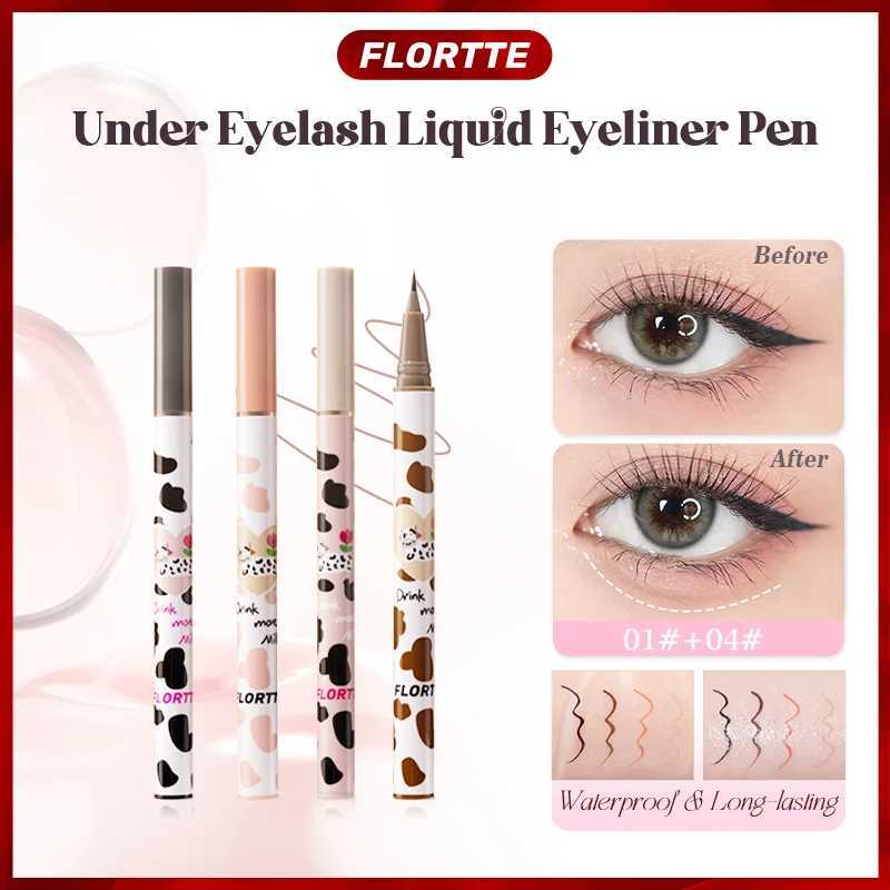 FLORTTE Liquid Eyeliner Pen Long-lasting Waterproof Smudge-proof for Natural Eye Makeup H260406