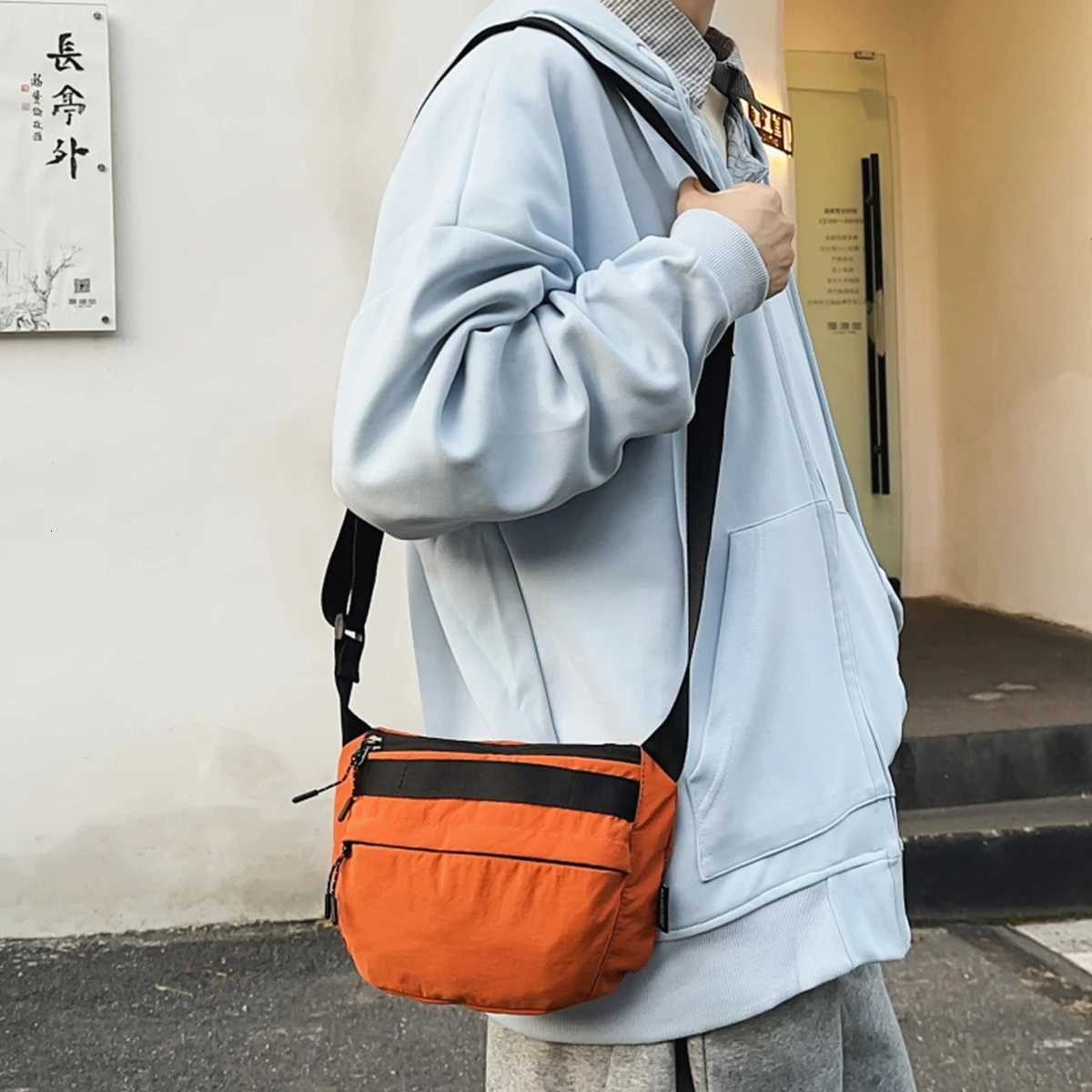 Sling Bag for Cycling Commuting Lightweight Large Capacity Travel Shoulder Bag Unisex Sports Waist Pack Casual Outdoor C260406