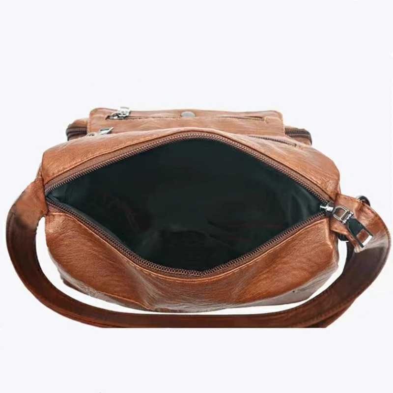 Neutral style rectangular bag for men and women with wide capacity casual and fashionable single shoulder bag for traveling a C260406