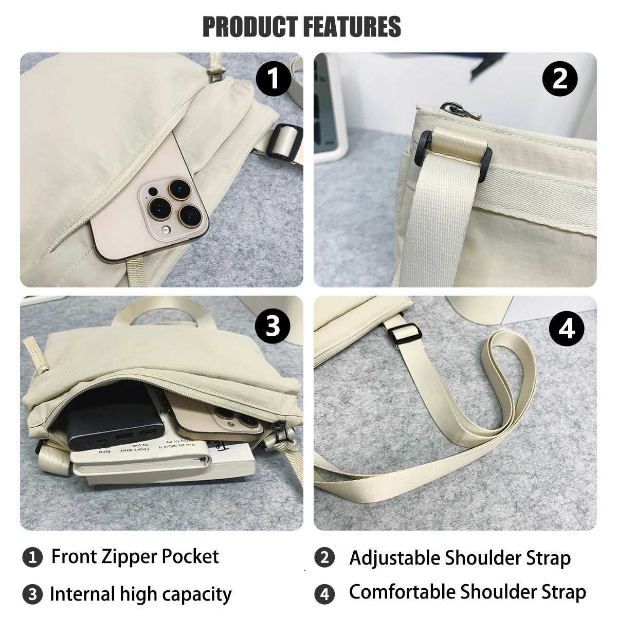 Unisex Outdoor Crossbody Bag - Tactical Messenger Bag for Hiking/Fishing/Travel Style Phone Sling Pack with Anti-Theft Pocket C260406