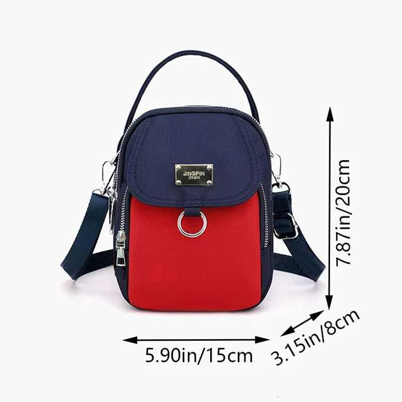 Neutral Style Shoulder Bag for Men and Women Suitable for Travel and Photography It Is a Cross-Body Bag Made of Oxford Fabric C260406