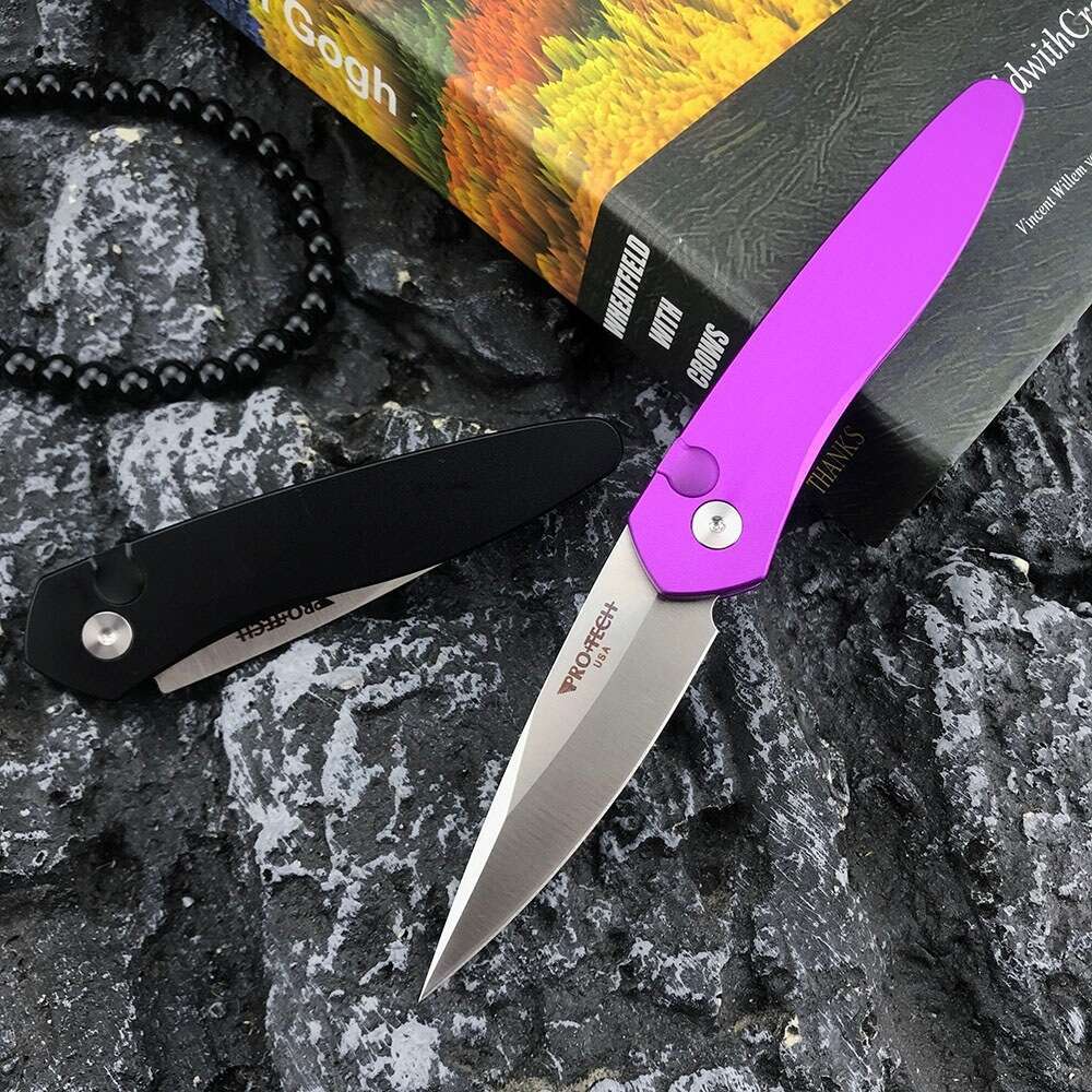 Protech Super Technology -3306.999999999% off Folding for Outdoor Fishing, Multi-color Handle, Portable Camping Pocket Knife