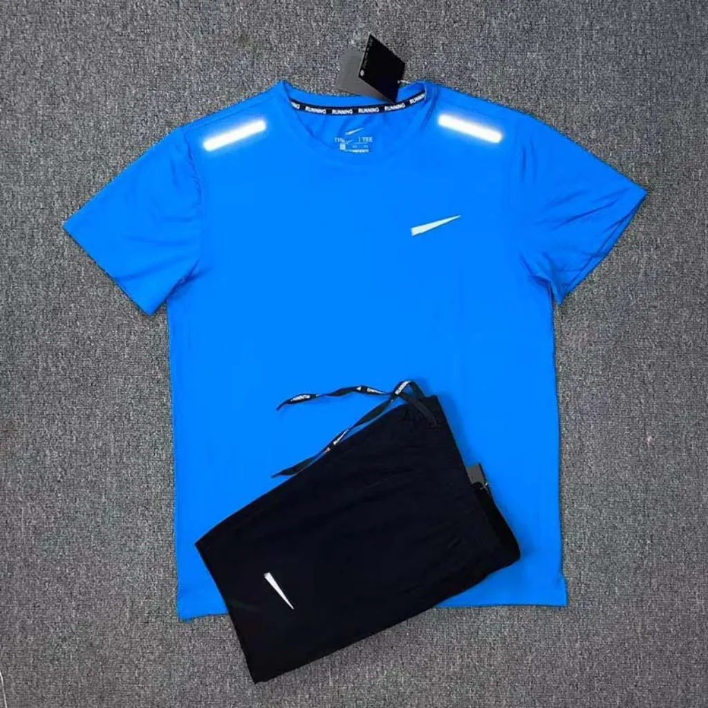 Mens tracksuits Tech Nocta Mens T shirts Shorts Running Clothes Quick Drying Womens Prints Quick Drying Breathable Sportswear Basketball Sportswear