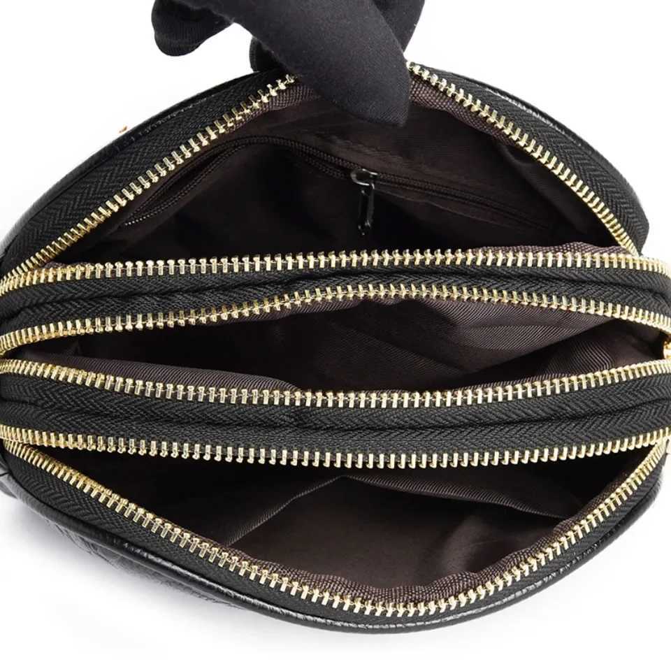 3 Layers Zipper Pockets Quality Crocodile PU Leather Womens Handbags Shoulder CrossBody Bags Light Luxury Female Handbag Sac C260406