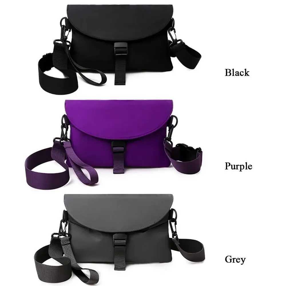 Men Nylon Chest Pack Cellphone Pouch Outdoor Sports Cross-body Bag Casual Running Cycling Sling Bag C260406