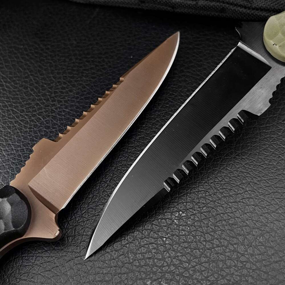 TOOR Krypton one-piece steel outdoor high hardness survival portable self-defense straight knife, cross-border hot-selling model