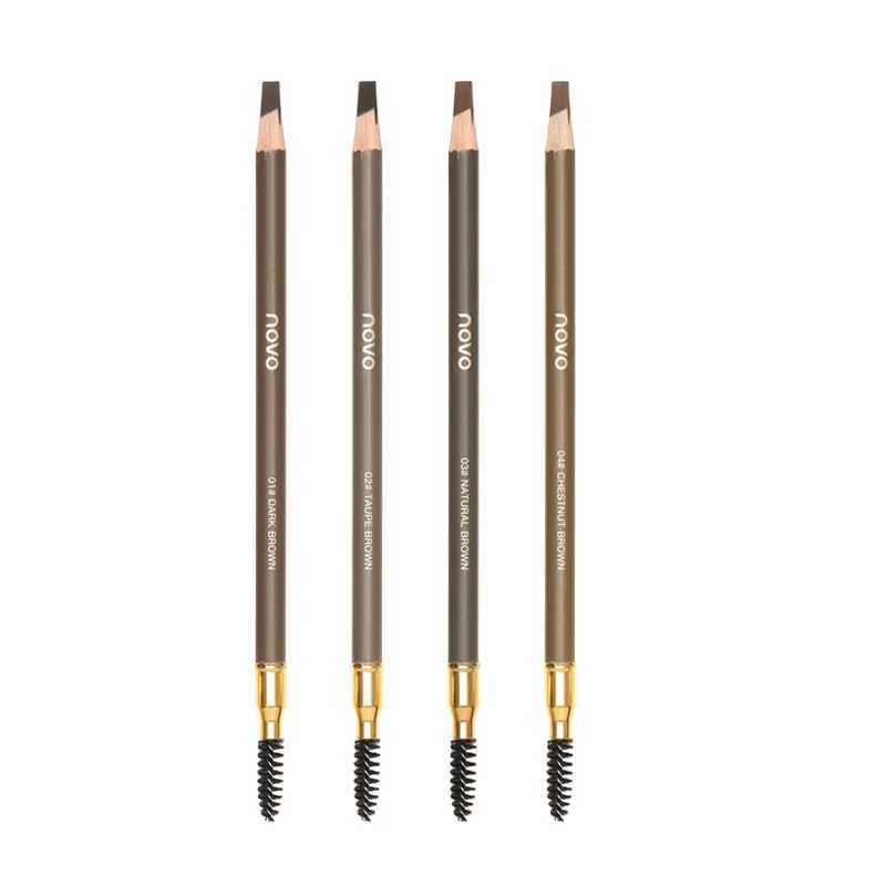 Waterproof Eyebrow Pen with Brush 7 Colors Natural Lasting Non-caking Eyebrow Pencil Outlining Wild Brow Korean Makeup Cosmetics H260406