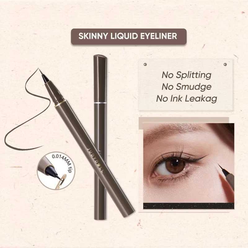 Judydoll Liquid Eyeliner Ultra Fine Liquid Eyeliner Waterproof with Smooth Strong Fibres Smudge-proof Longwearing Smooth H260406