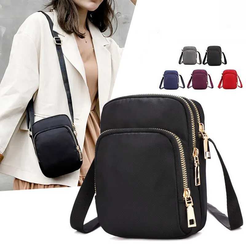 Women Bag Waterproof Shoulder Bag Crossbody Zipper Mobile Phone Lady Female Multifunction Handbag Wrist Purse Womens Pouch C260406