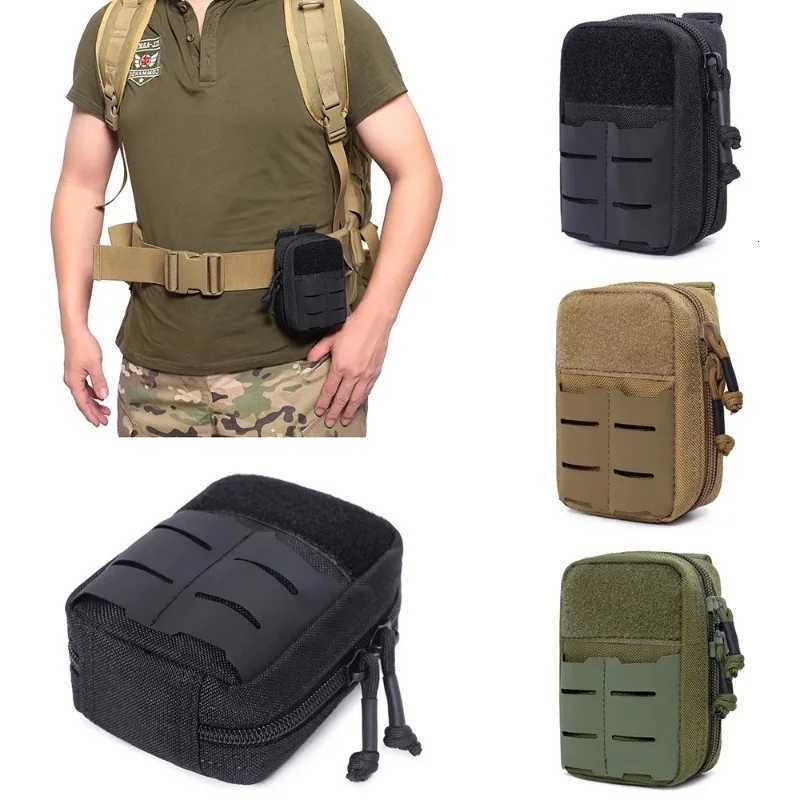 Molle Waist Bag Men Outdoor Camping Wallet Climbing Purse Fanny Pack Edc Phone Bag Nylon Hunting Belt Pouch C260406