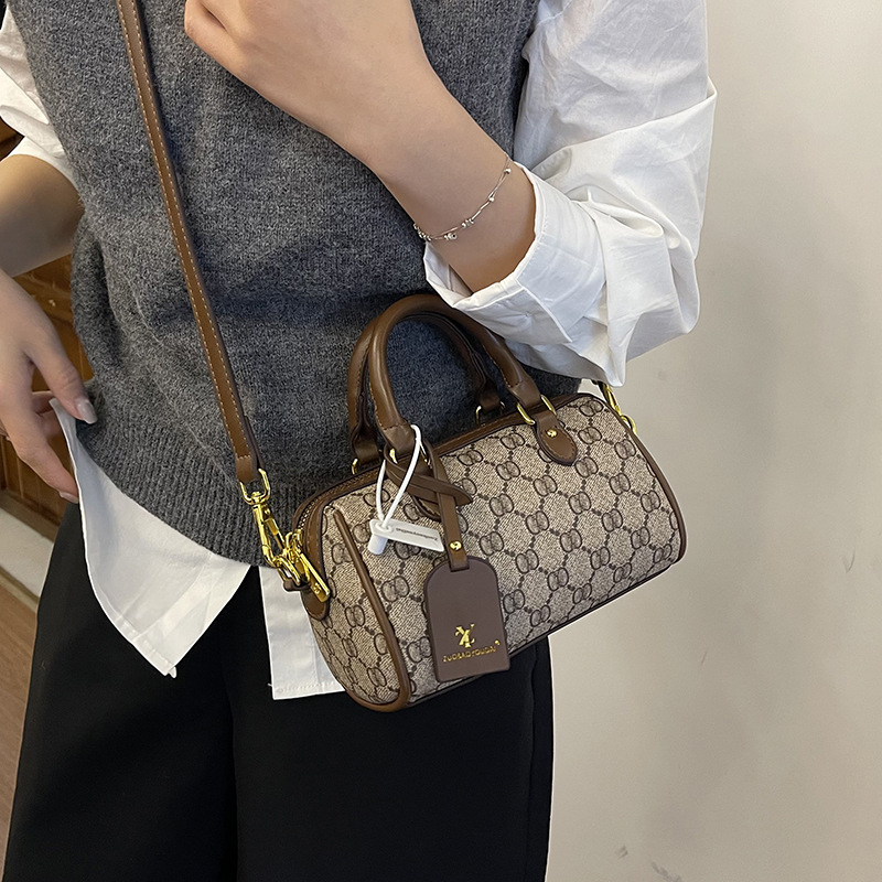 Designer bag, crossbody bag, high-quality underarm tote, vintage print shoulder bag, luxury women's bag, chain wallet, classic square bag, premiu