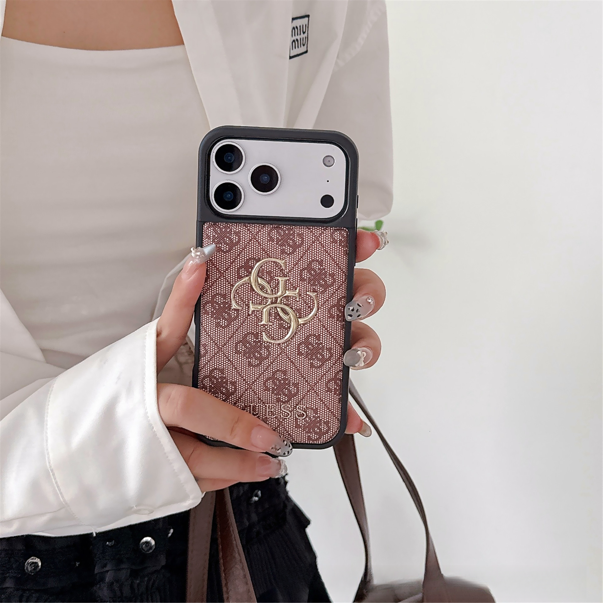 2026 New Designers' Luxury Collection Compatible With Applicable To Apple 17 Pro Max Phone Case Iphone 16 Pro Full Coverage 15 Pro Max Trendy Bra