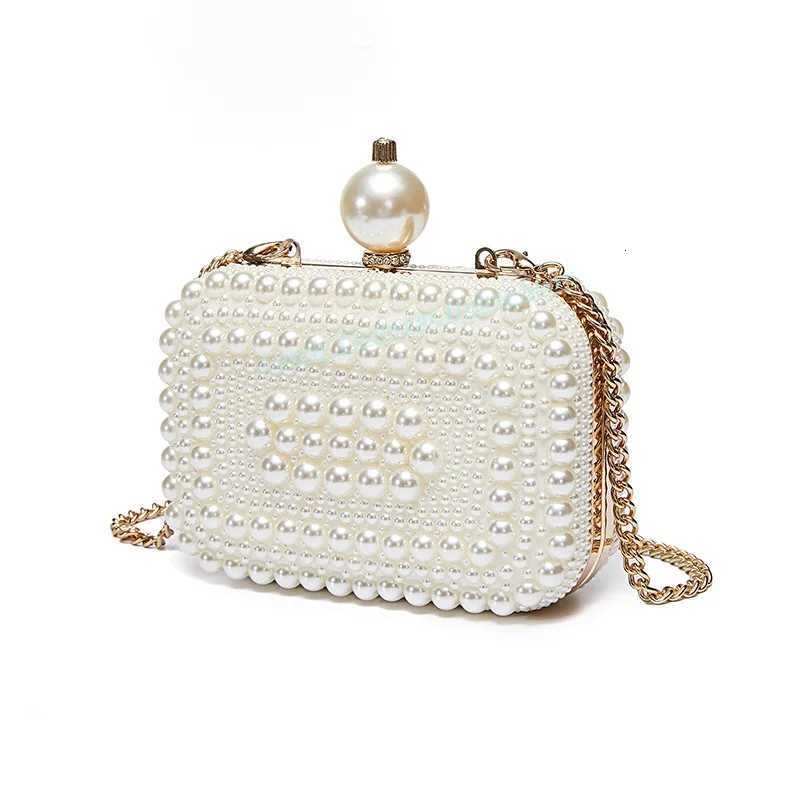 Fashion Lady Woman White Pearl Hasp Mini Bag 1551155Cm Female High Quality Manmade Hard Bag Lady Party Small Cute Bag C260406