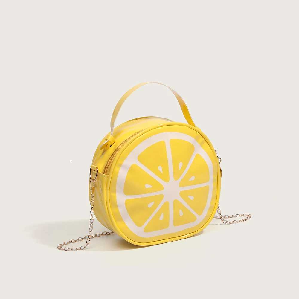 Womens Fruit Bag Lemon Bag Small Clear Chain Shoulder Crossbody Bag C260406