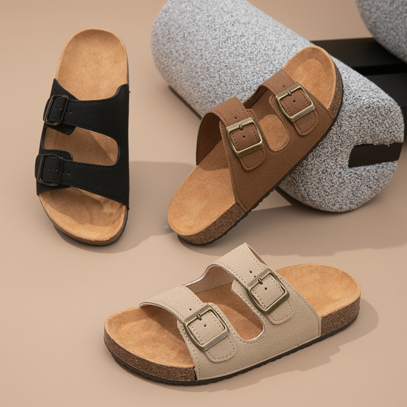2026 New Style Snap-On Men's Sandals Men's Snap-On Casual Beach Sandals Summer Women's Shoes Summer Single-Lined Women's Shoes