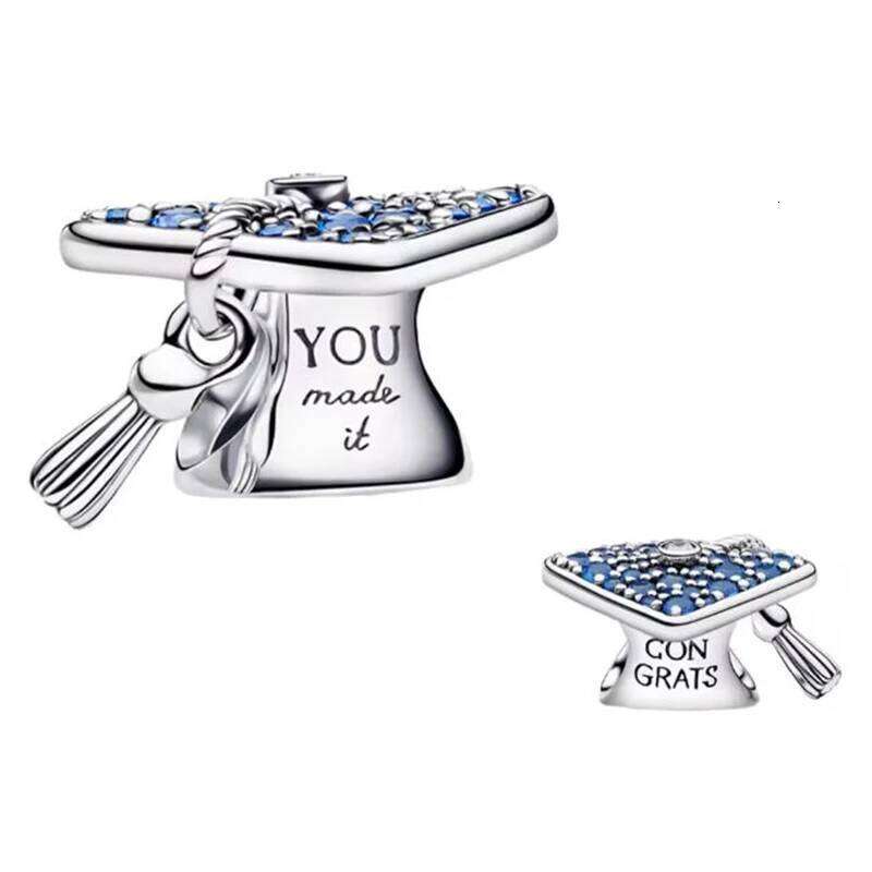 2026 New 925 Silver Gemstone Flower Bird Gold Rose Tulip Plated Apple Charm Women DIY High-quality Jewelry Gifts for Mother's day