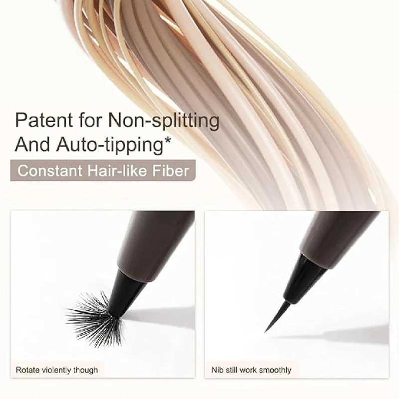 Judydoll Liquid Eyeliner Ultra Fine Liquid Eyeliner Waterproof with Smooth Strong Fibres Smudge-proof Longwearing Smooth H260406