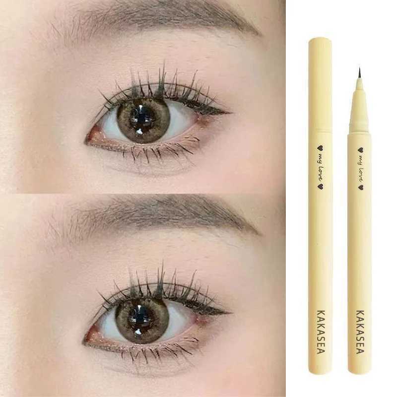 Yellow Tube 001 Ultra-Thin Liquid Eyeliner Pencil Lasting Waterproof Smudge-Resistant Smooth Lying Silkworm Eyebrow Pen Makeup H260406