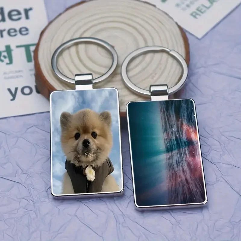 Personalised zinc alloy metal keychain customisable with pos suitable as a gift for birthdays graduations or anniversaries 260403BJ - view 4