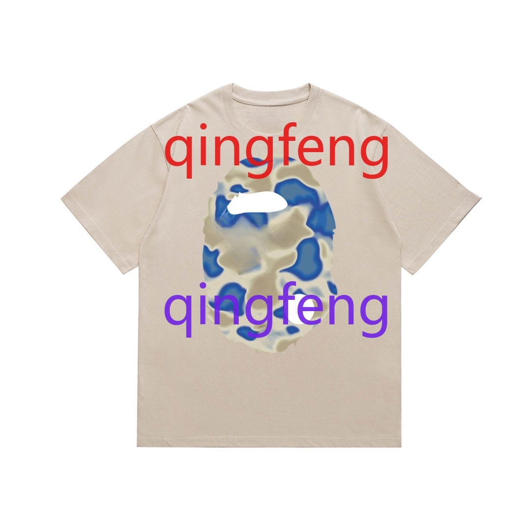 Summer loose T-shirt fashionable big brand men's and women's fashion short sleeved letter graffiti printed T-shirt breathable and comfortabl