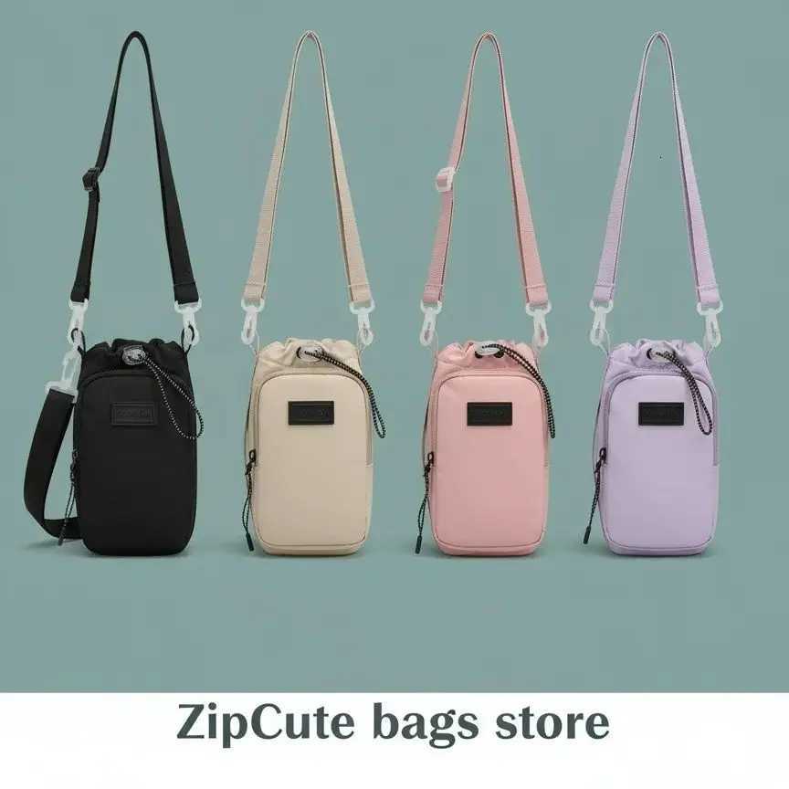 Portable Water Bottle Bag with Adjustable Shoulder Strap Water Bottle Sleeve for Walking Hiking Camping Gym C260406