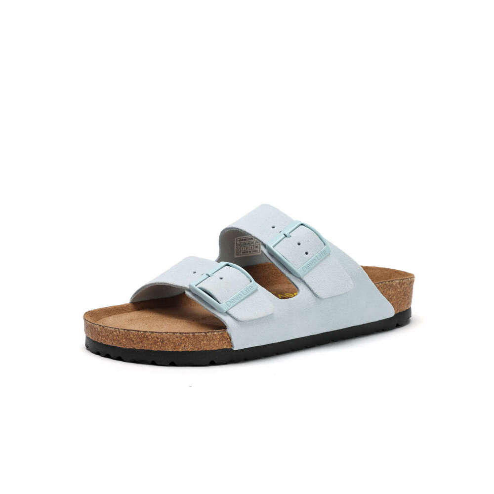 Cork shoes, breathable designer shoes flat shoes, dad shoes, retro casual shoes, Forrest Gump shoes, sports shoes blue gray 2618