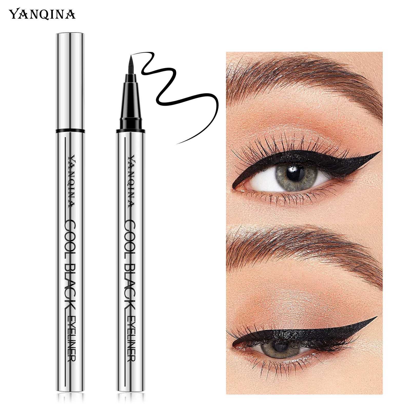 Quick-dry Eyeliner Pencil Makeup Long Lasting Smooth Matte Eye Liner Waterproof Anti Smudge Liquid Eyeliner Pen Eyes Cosmetics H260406