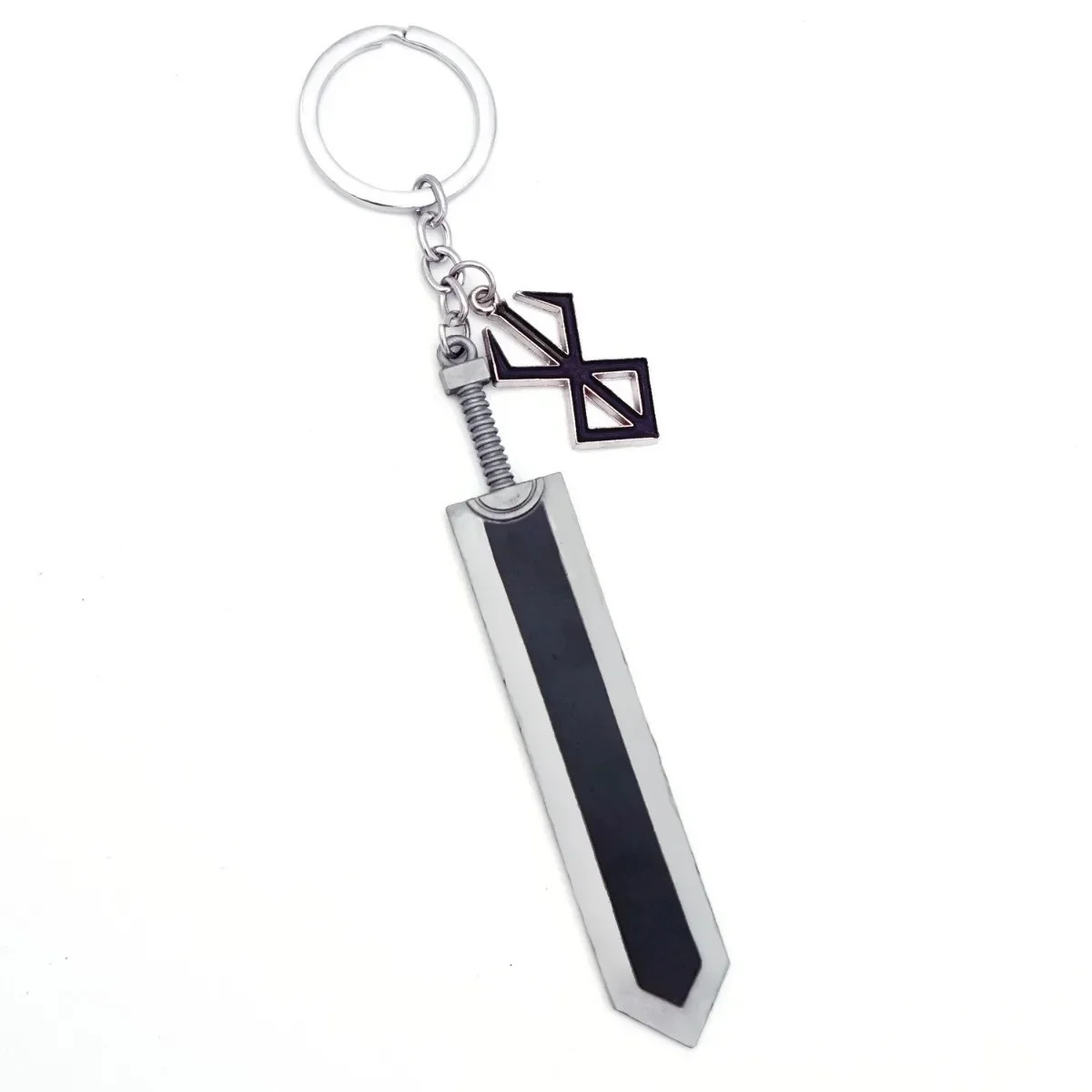 Red Black Keychain Sword Backpack Pendant Wholesale Customized Bulk Jewelry Accessories for Men Women 260403BJ - view 6
