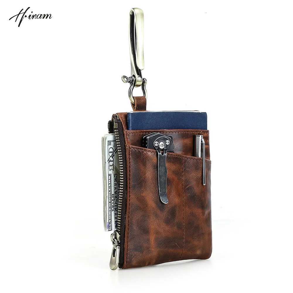 Hiram EDC Pouch Mini Wallet Key Card Carrier Holder Small Travel Waist Bag Camping Hiking Hunting Accessories Pouch C260406